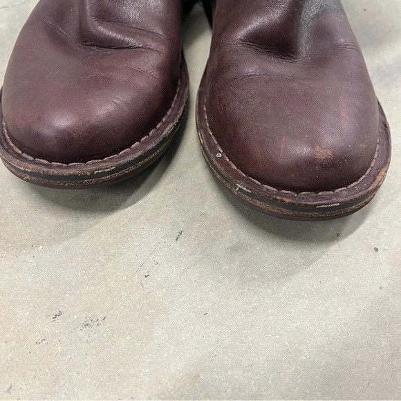 UGG FABRIZIA BROWN LEATHER MOTO HARNESS BUCKLE BOOTS 5.5 - Picture 8 of 11